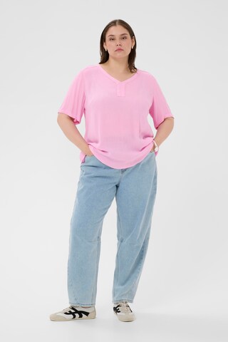 rozā KAFFE CURVE Blūze 'KCami'