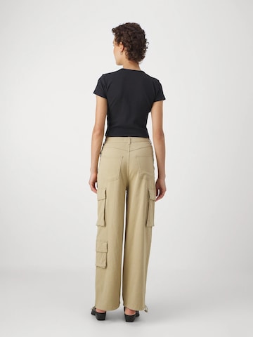 Denim Project Regular Housut ' DPWLoose ' värissä beige