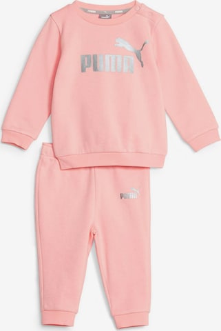 PUMA Joggingpak 'Minicats Essentials' in Roze: voorkant