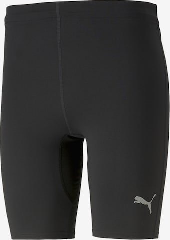 PUMA Skinny Sportsbukser i svart: forside