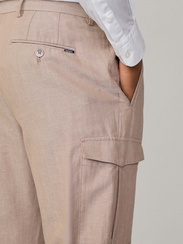 Hackett London Loosefit Cargobroek 'SLOANE' in Beige