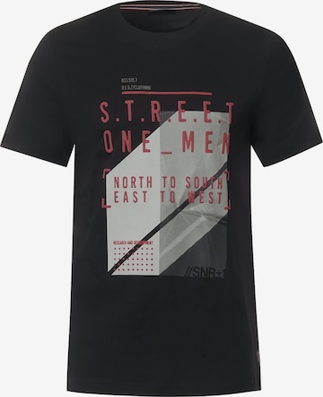 Street One MEN Shirt in Black: front