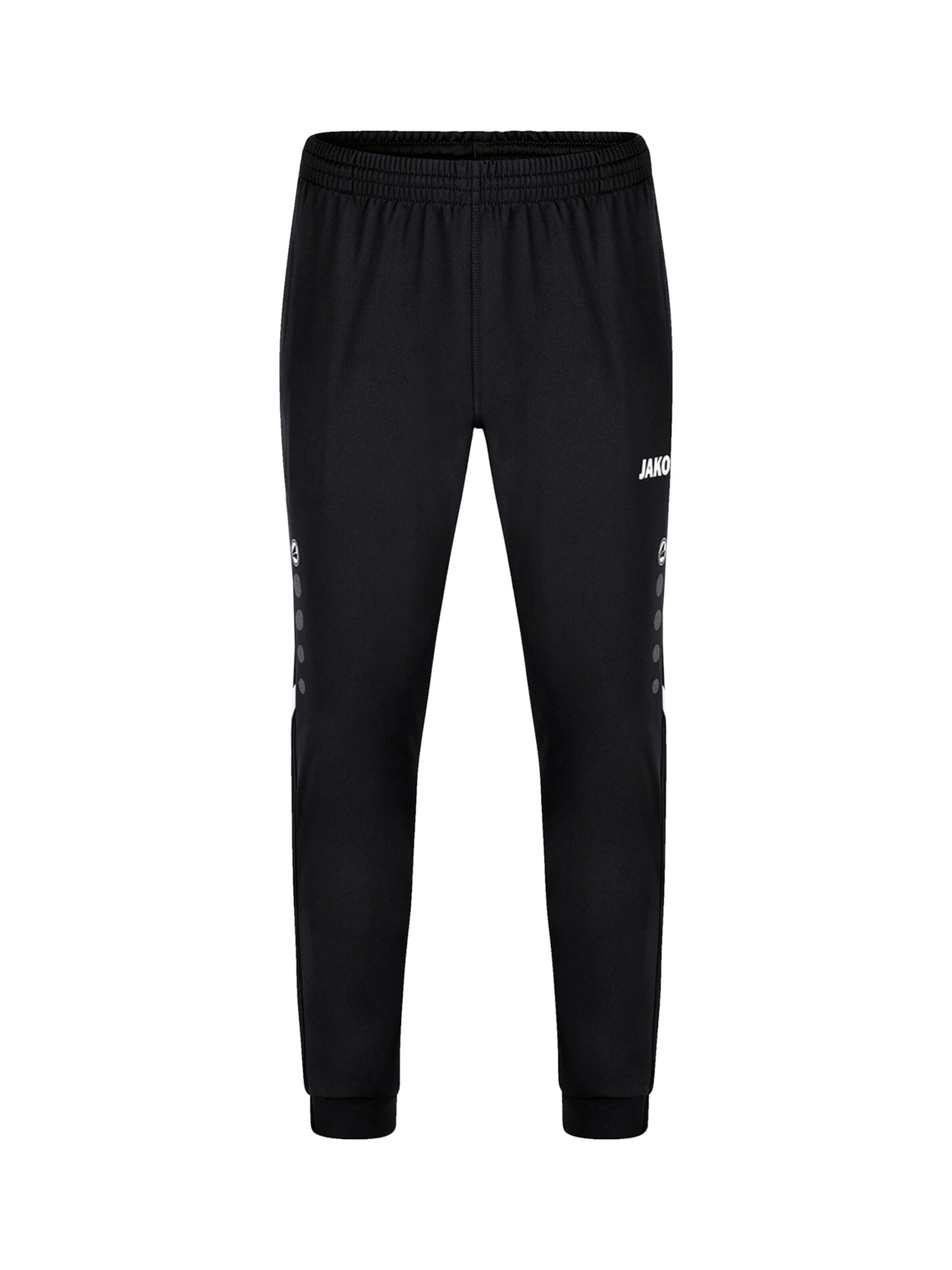 JAKO Tapered Workout Pants 'Challenge' in Black: front
