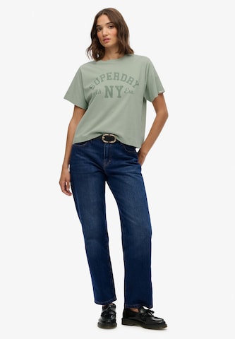 Superdry & Co Shirt 'Athletic Essentials' in Groen