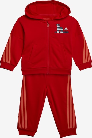 ADIDAS PERFORMANCE Tracksuit 'Classic LEGO' in Red: front