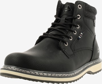 BULLBOXER - Botas con cordones en negro: frente