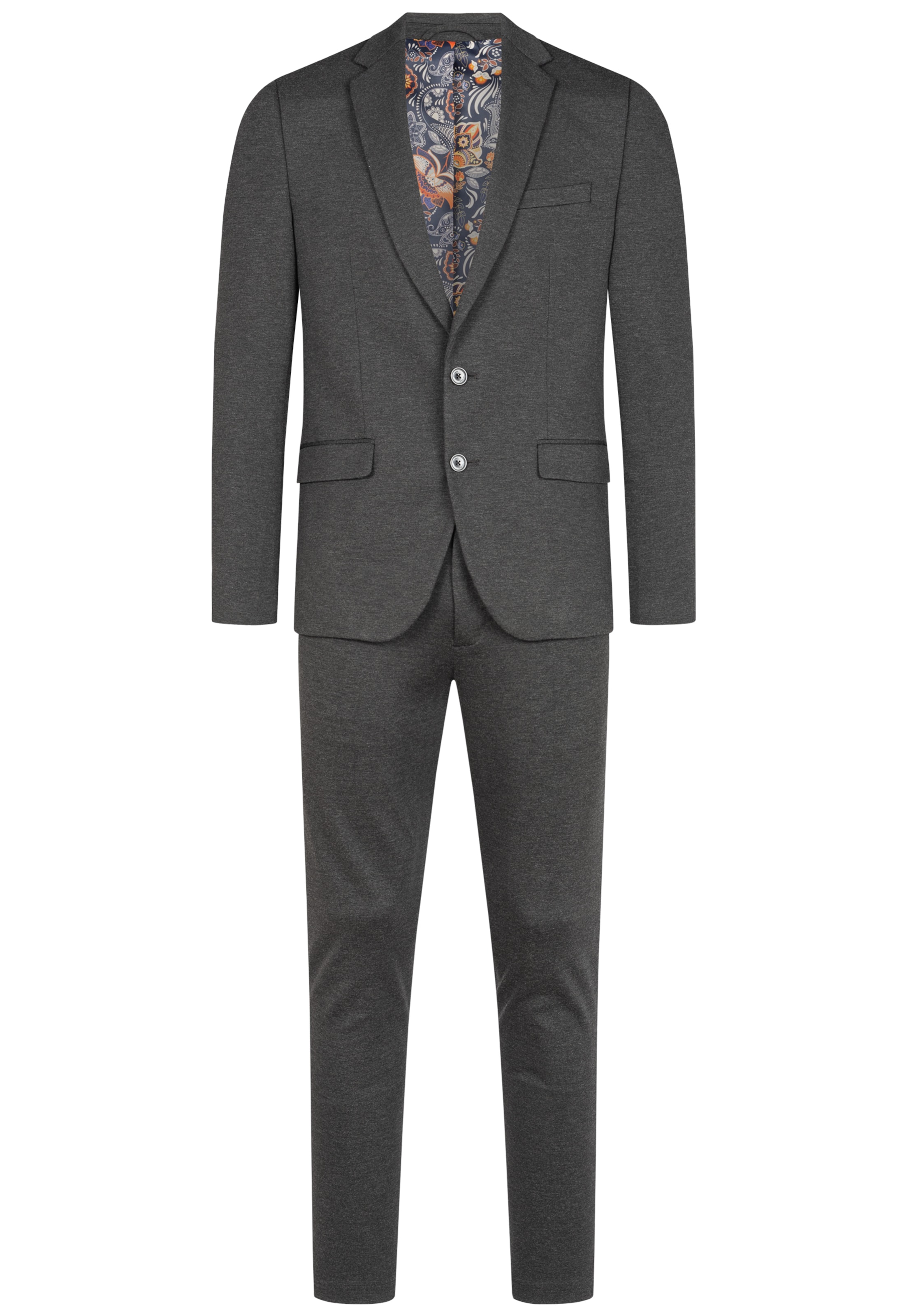 JEFF Slim fit Suit 'Ezra' in Grey: front
