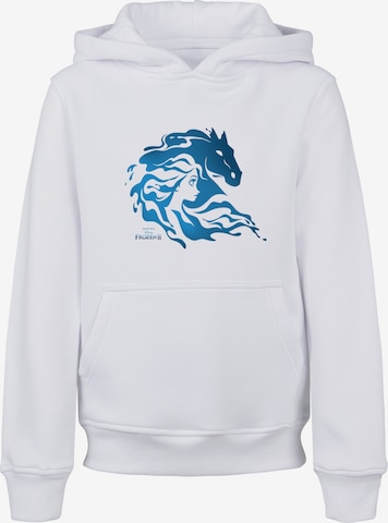 F4NT4STIC Sweatshirt 'Wassergeist Pferd Silhouette' in White: front