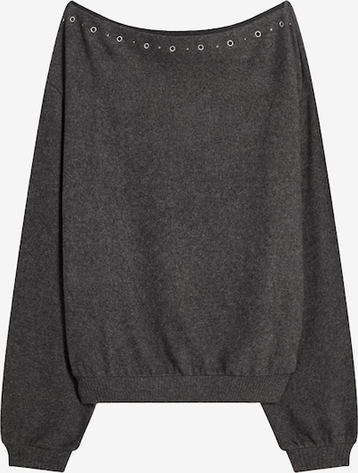 Bershka Collegepaita värissä tummanharmaa, Tuotenäkymä