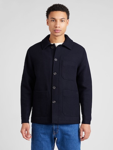 Clean Cut Copenhagen Between-Season Jacket 'Jermey' in Blue: front