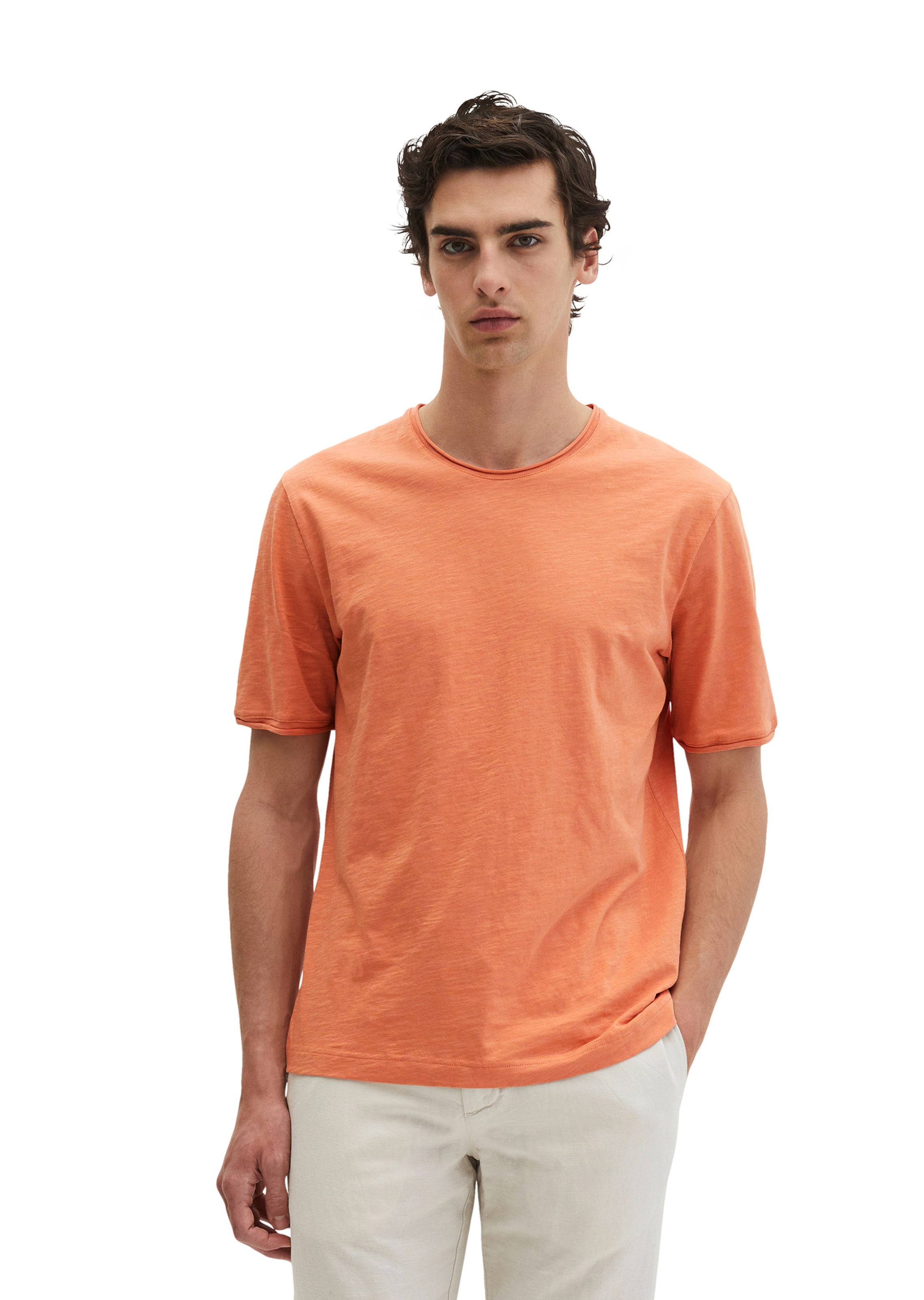 Marc O'Polo Shirt in Oranje: voorkant