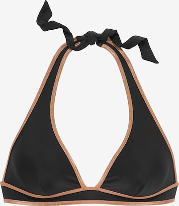 Bruno BananiTrokutasti Bikini gornji dio - crna boja: prednji dio