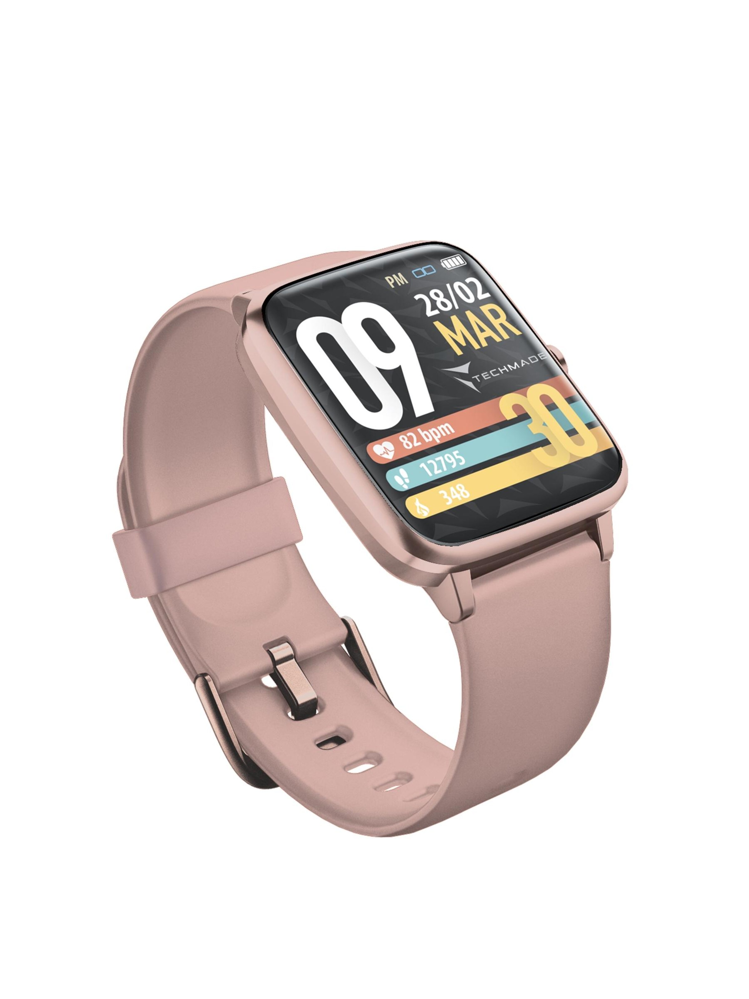 Techmade Digital Watch in Pink