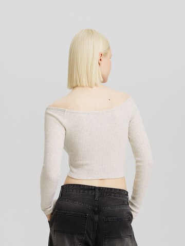 Bershka Sweater in Beige