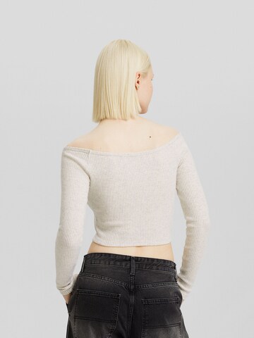 Pull-over Bershka en beige