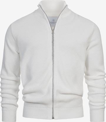 Vestes en maille 'Erik' Kronstadt en blanc : devant