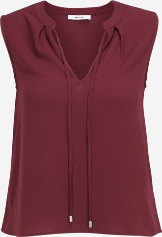 ABOUT YOU Top 'Davinia' in Red: front