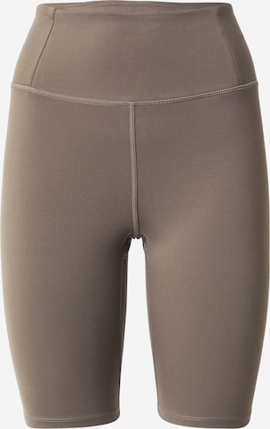 Girlfriend CollectiveSkinny Sportske hlače 'Float' - smeđa boja: prednji dio