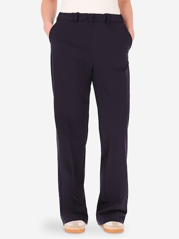 Distretto12 Loosefit Broek 'Milano' in Blauw: voorkant