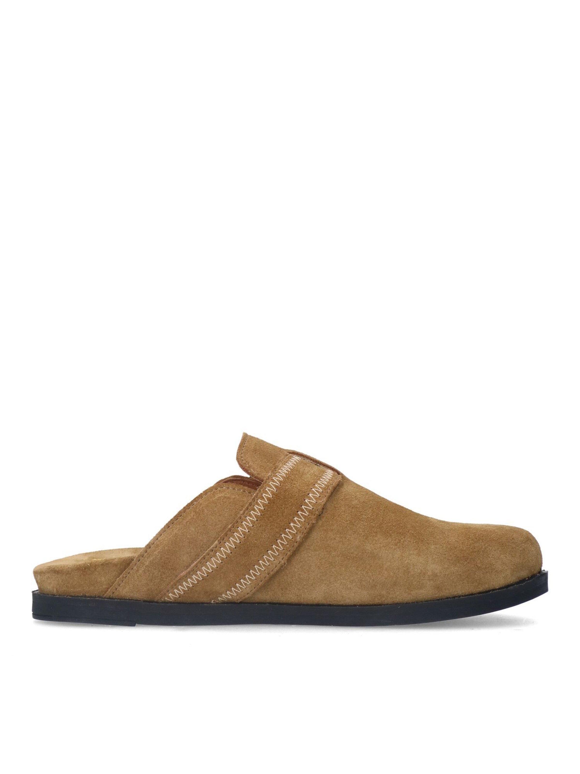 MANFIELD Mules in Grey