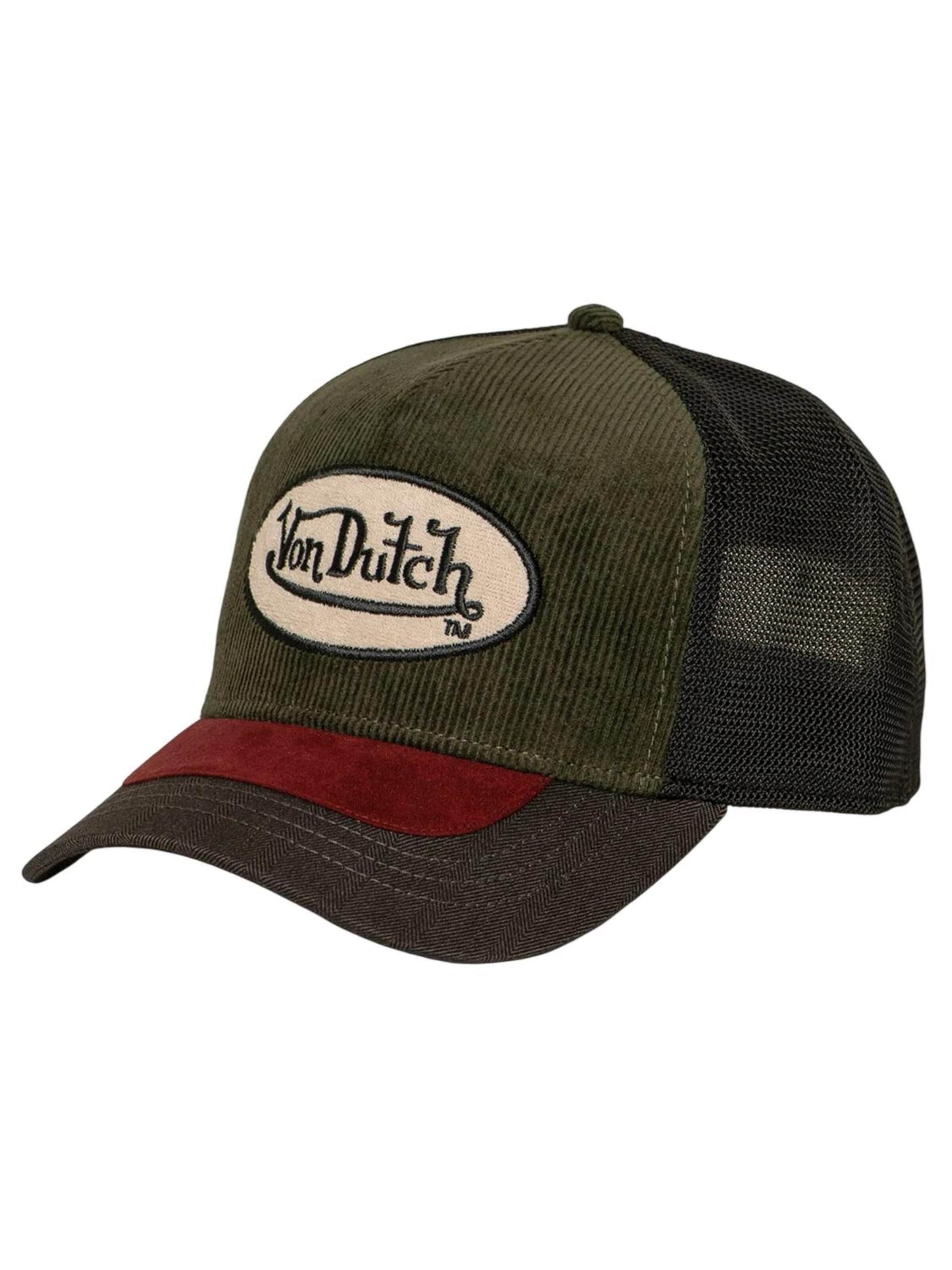 Cappello da baseball di Von Dutch in verde: frontale