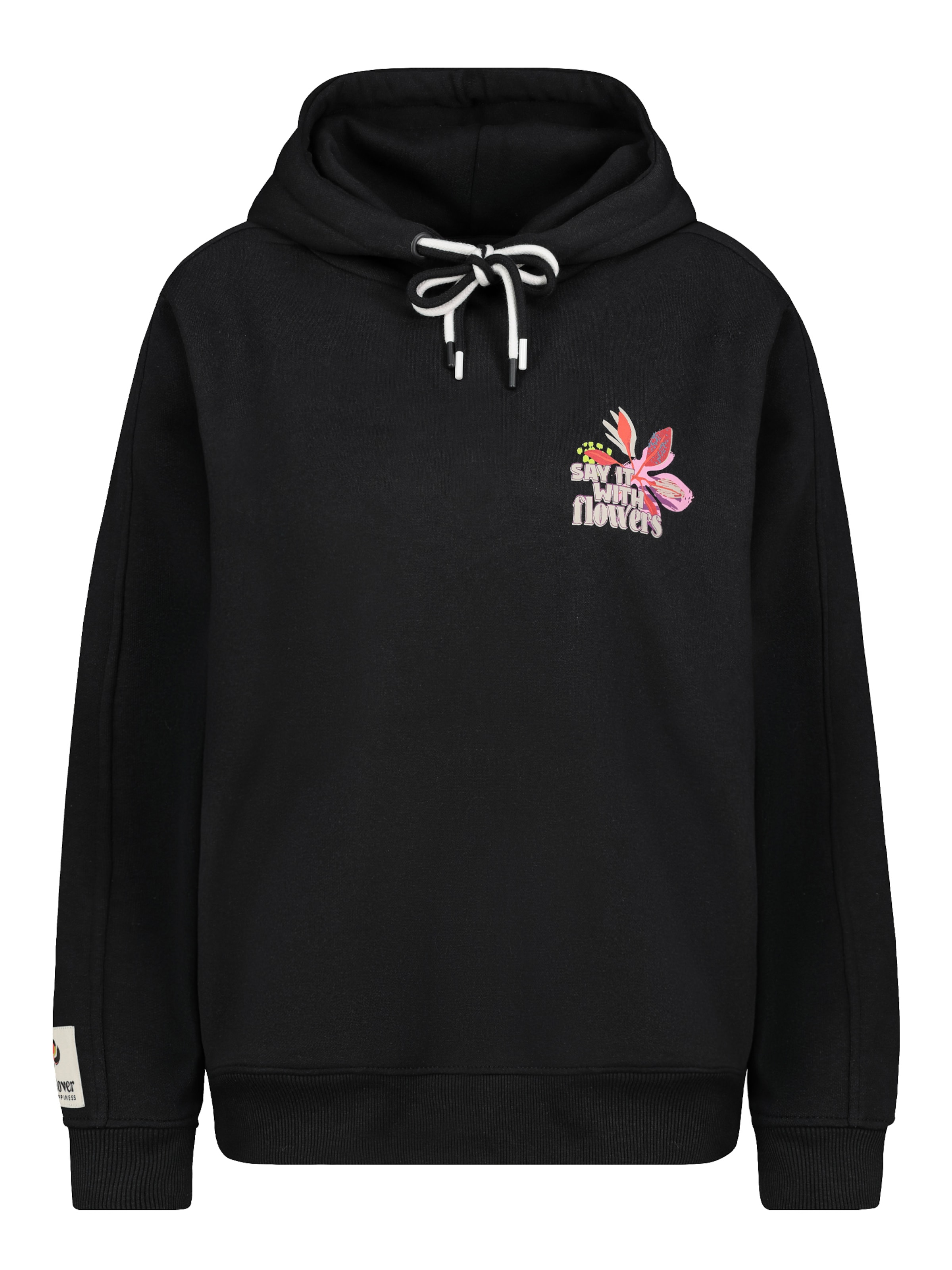 Sublevel Sweatshirt in Schwarz: Vorderseite