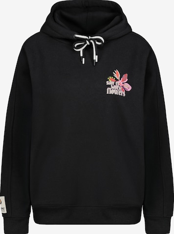 Sublevel Sweatshirt in Schwarz: Vorderseite