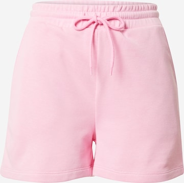 PIECES Regular Trousers 'Chilli' in Pink: front
