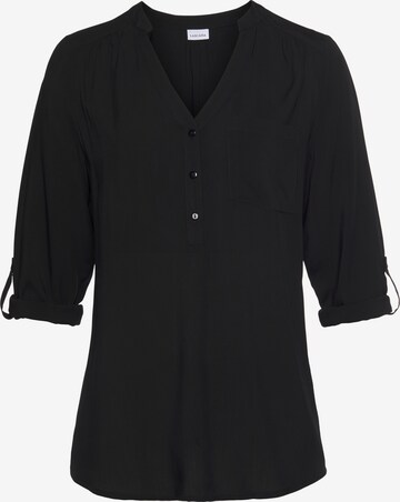 Camicia da donna di LASCANA in nero: frontale