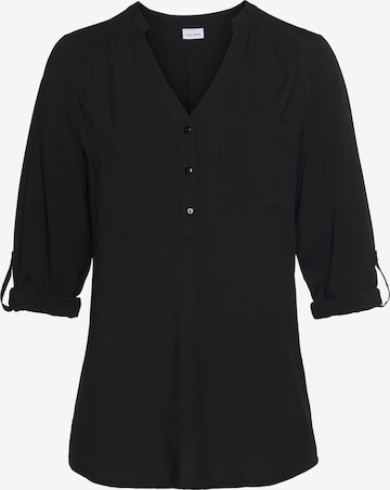 LASCANA Blouse in Black: front