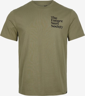 Tricou 'Future Surf' de la O'NEILL pe verde: față