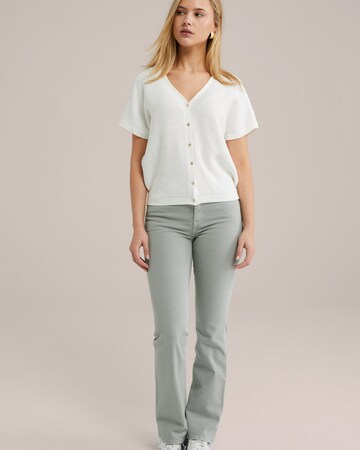 Cardigan WE Fashion en blanc