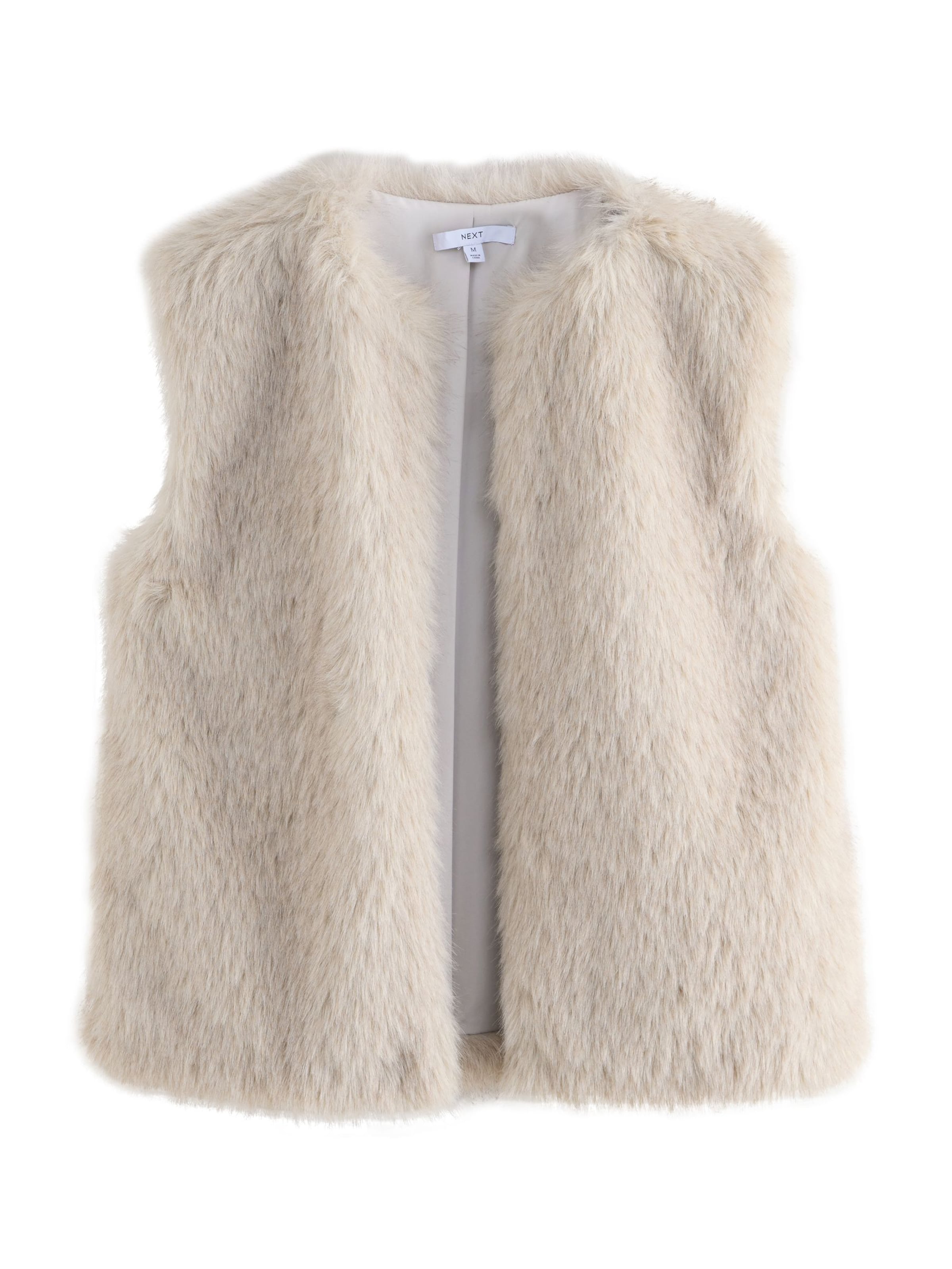 Next Weste in Beige: Vorderseite