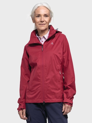 Schöffel Outdoorjas 'Easy XT' in Rood: voorkant