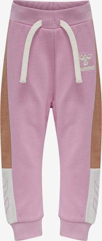 Hummel Regular Pants 'ANJU' in Pink: front