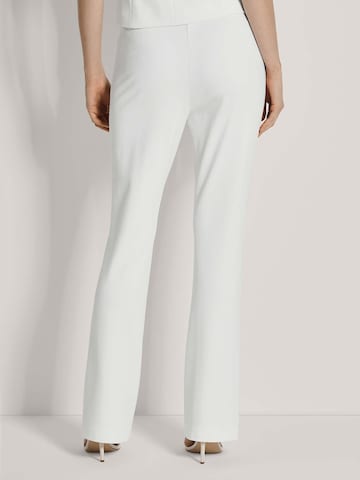 évasé Pantalon MADELEINE en blanc