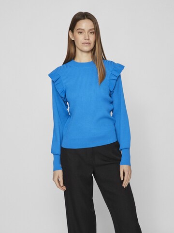 VILA Sweater in Blue: front