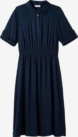 SHEEGO Shirt Dress in Blue: front