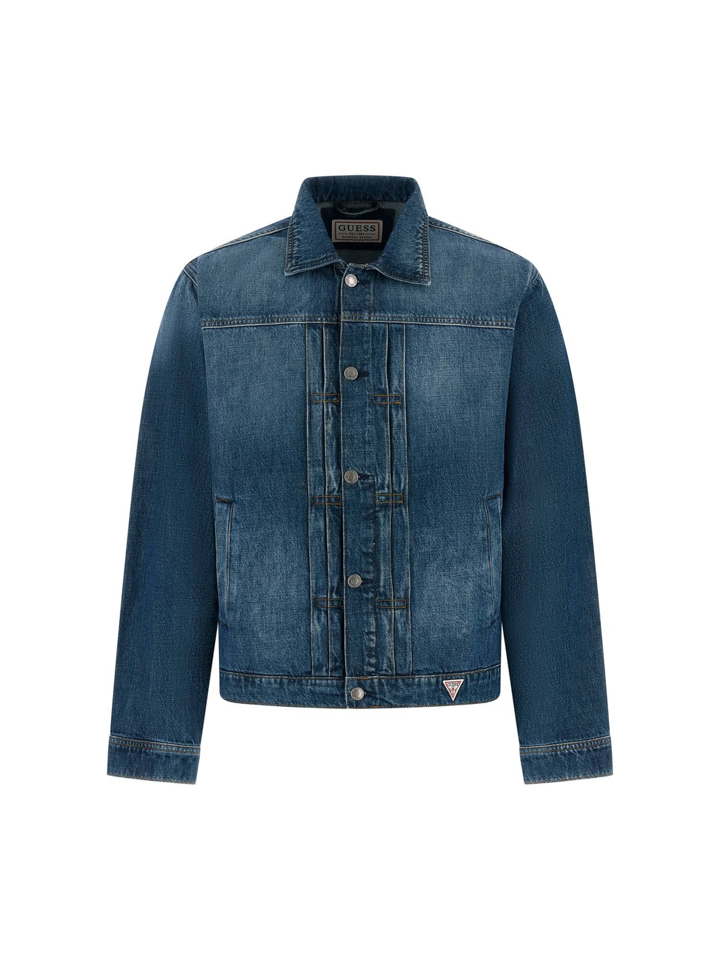 GUESS Between-Season Jacket in Blue denim, Item view