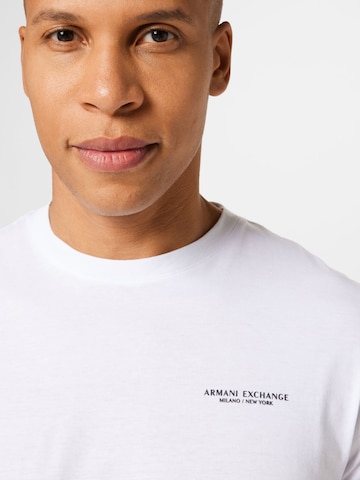 ARMANI EXCHANGE - Camiseta en blanco