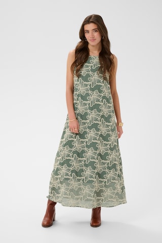 Cream Dress 'CRTorli' in Green: front