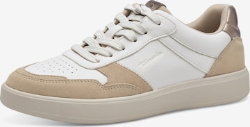 Tamaris - Zapatillas deportivas bajas en beige: frente
