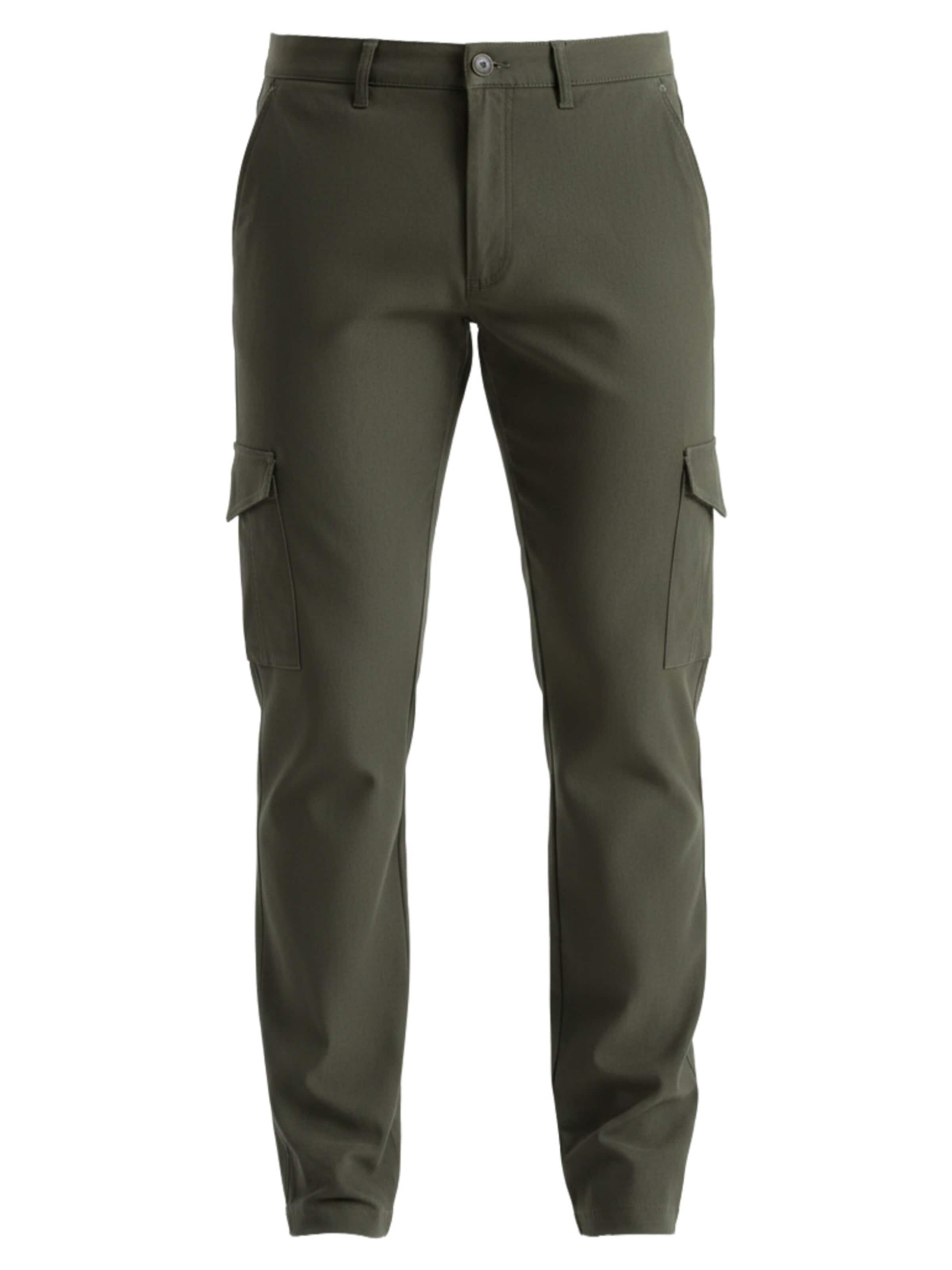 regular Pantaloni cargo di Ombre in verde: frontale