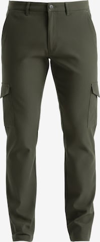 Pantalon cargo Ombre en vert : devant