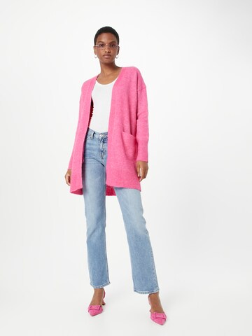 SELECTED FEMME Knit Cardigan 'LULU' in Pink