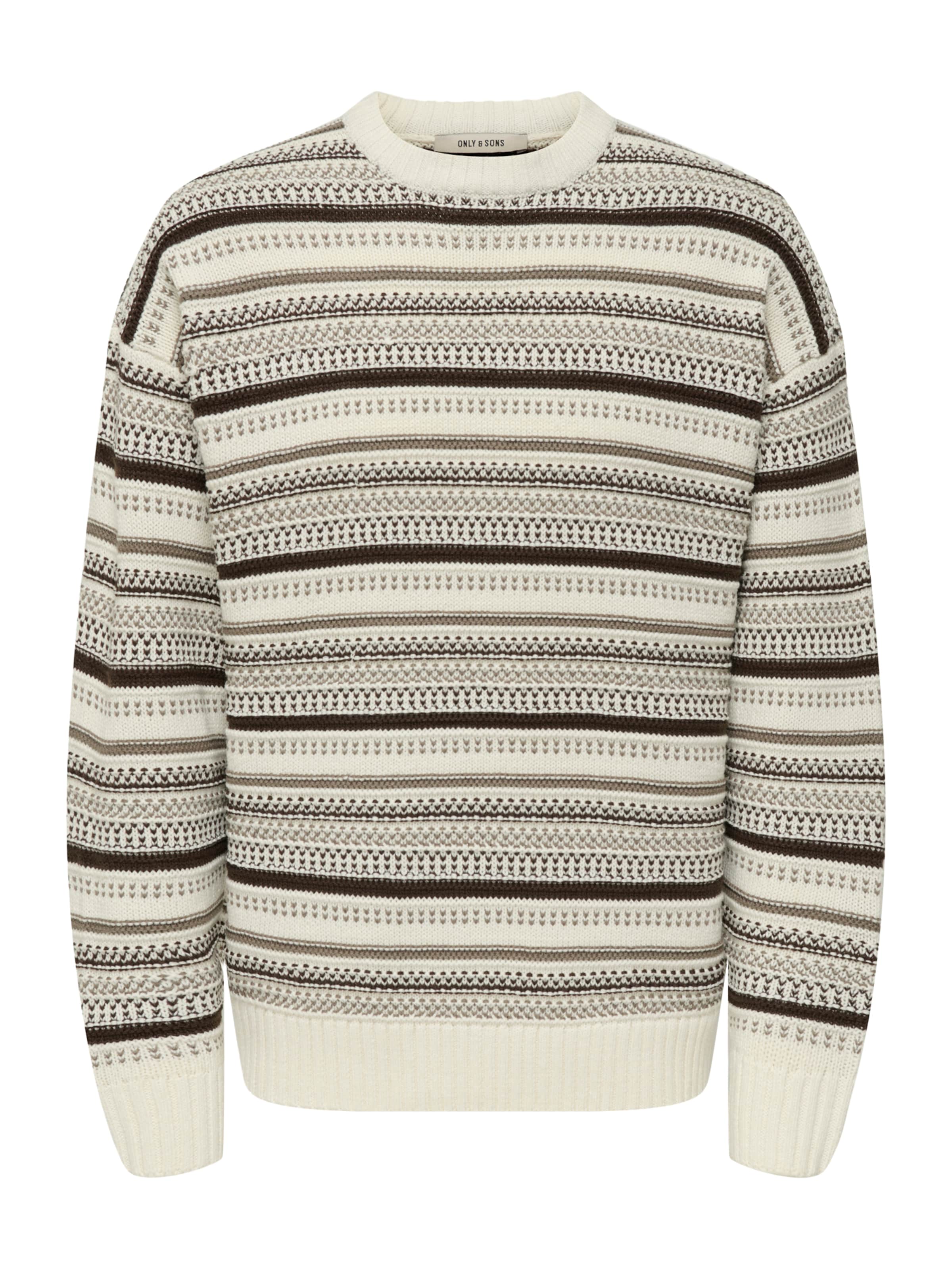 Only & Sons Πουλόβερ 'ONSROY' σε μπεζ: μπροστά