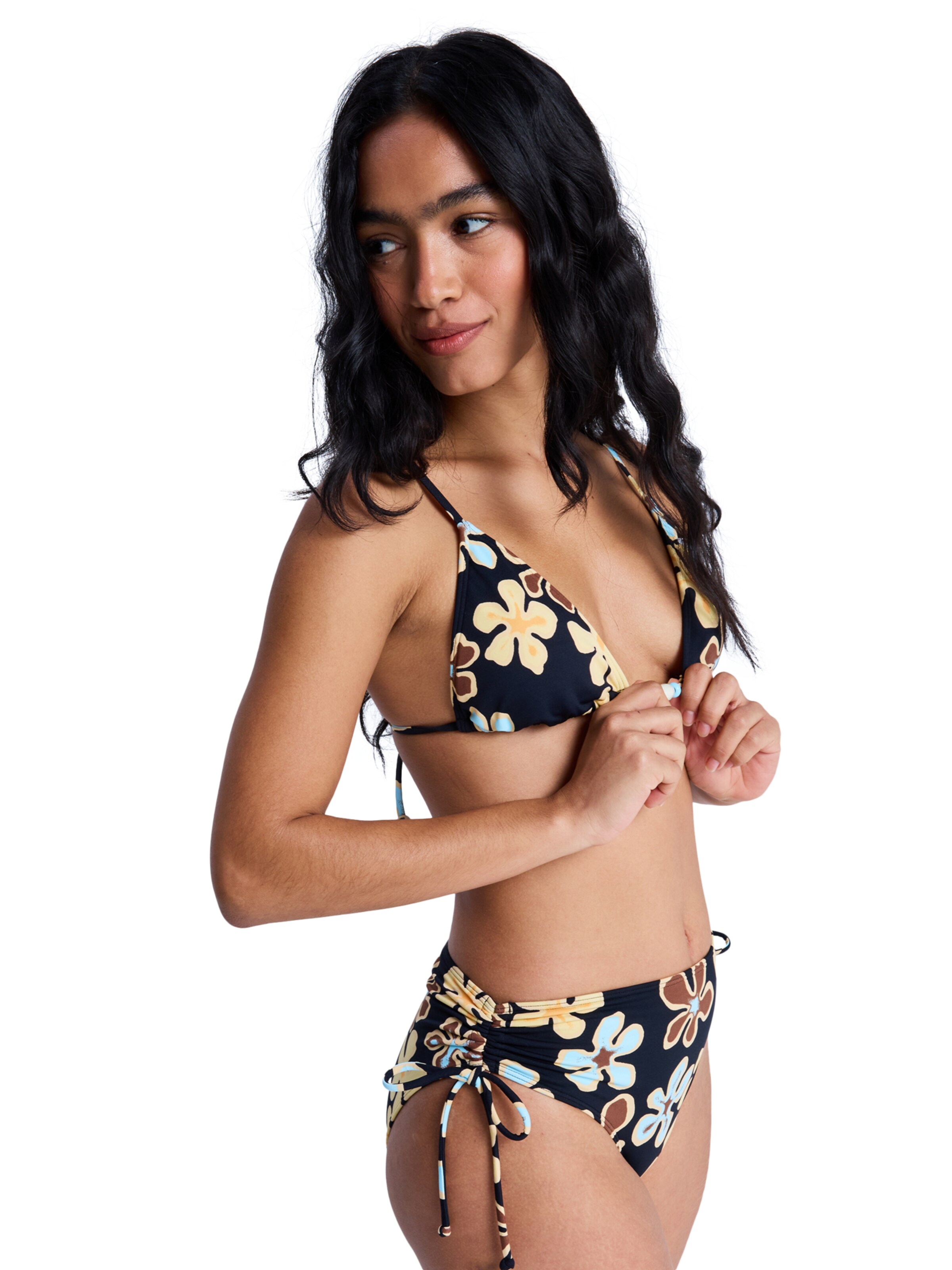 ROXY Triangel Bikinitop 'Nostalgic Feel' in Schwarz