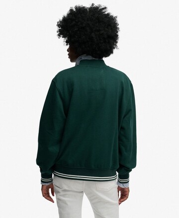 Superdry & Co Sweatvest in Groen