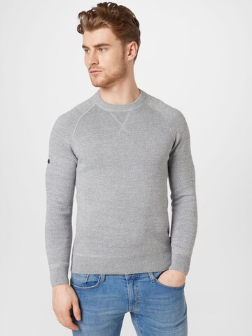 Superdry Sweatshirt in Grau: predná strana