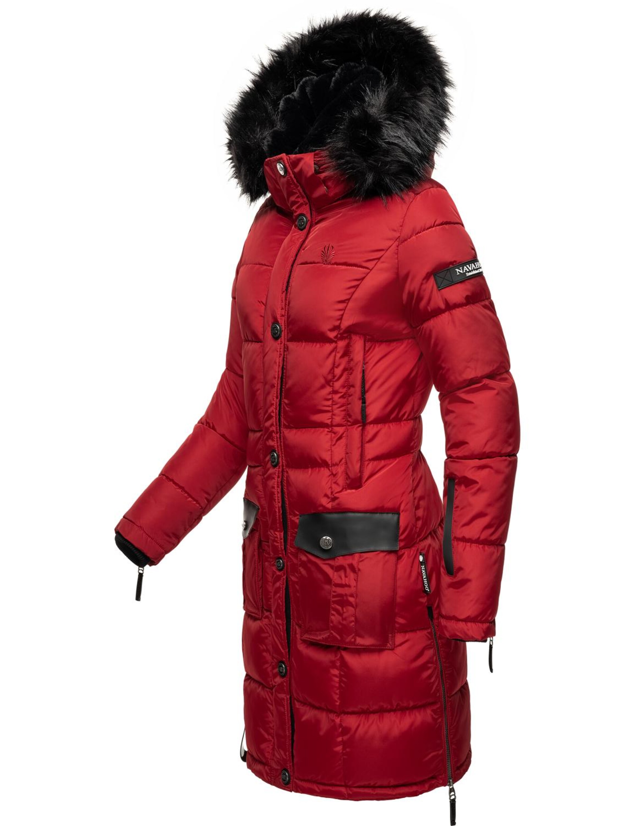 NAVAHOO Winter coat 'Sinja' in Red